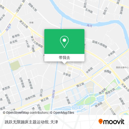 跳跃无限蹦床主题运动馆地图