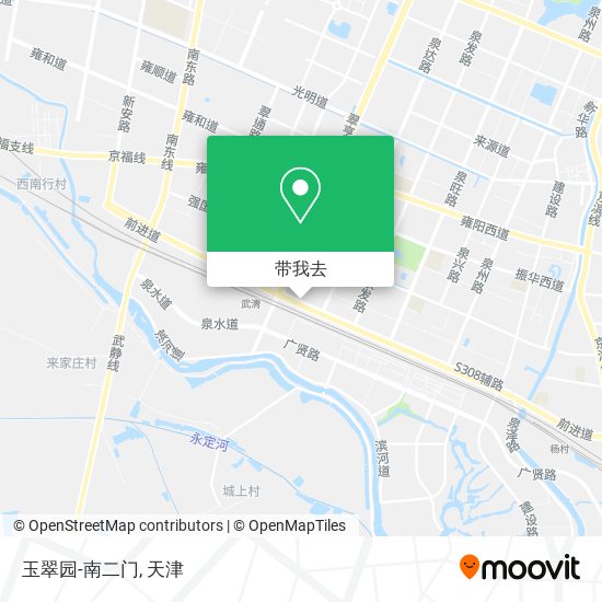 玉翠园-南二门地图