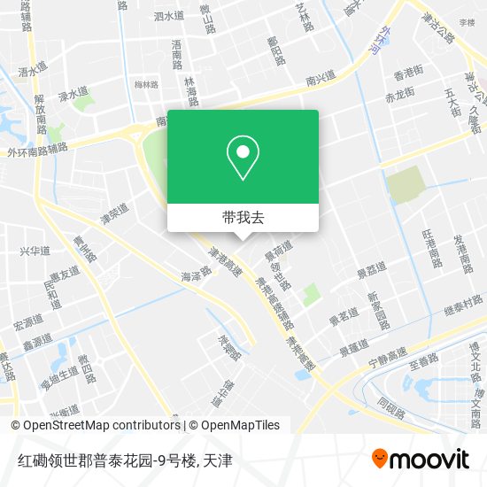 红磡领世郡普泰花园-9号楼地图