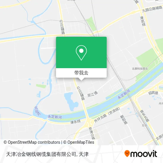 天津冶金钢线钢缆集团有限公司地图