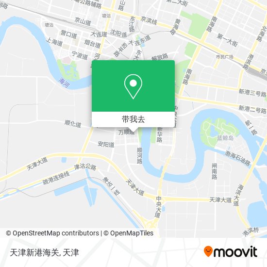 天津新港海关地图