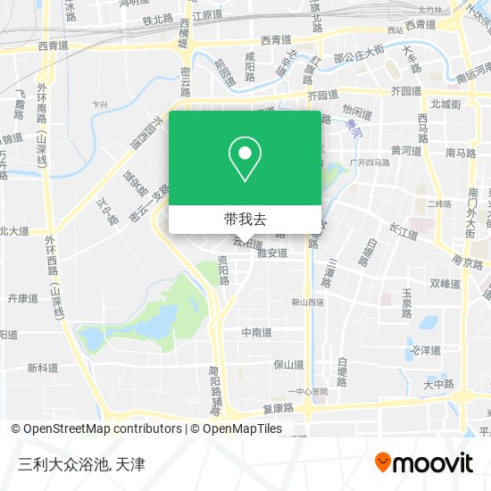 三利大众浴池地图