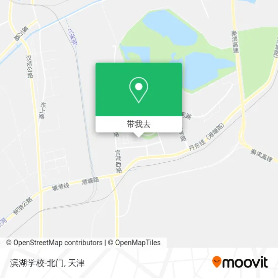 滨湖学校-北门地图
