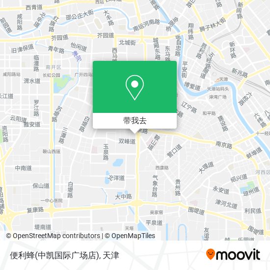 便利蜂(中凯国际广场店)地图