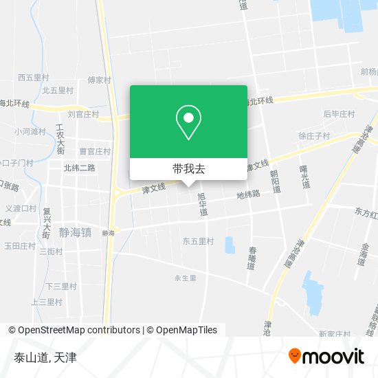 泰山道地图