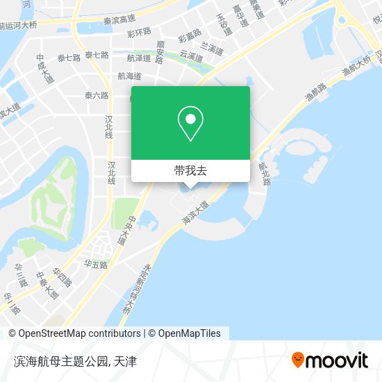 滨海航母主题公园地图