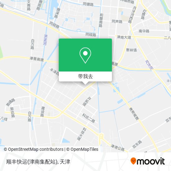 顺丰快运(津南集配站)地图