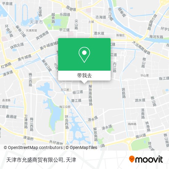 天津市允盛商贸有限公司地图