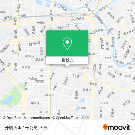 开明西里-1号公寓地图
