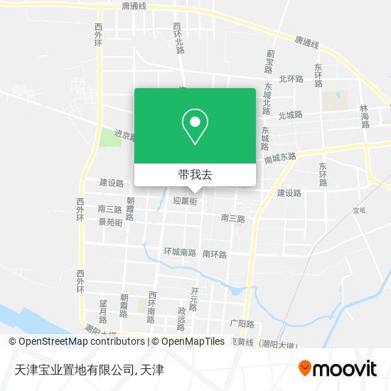 天津宝业置地有限公司地图