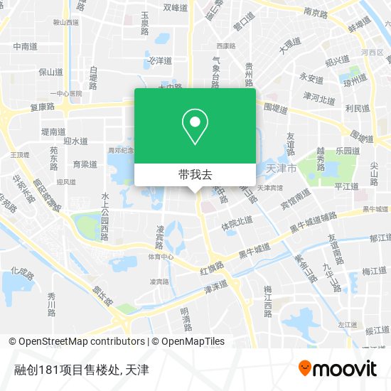 融创181项目售楼处地图