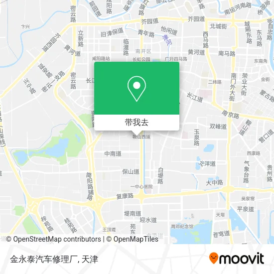 金永泰汽车修理厂地图
