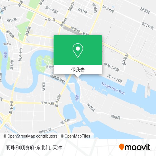 明珠和顺食府-东北门地图