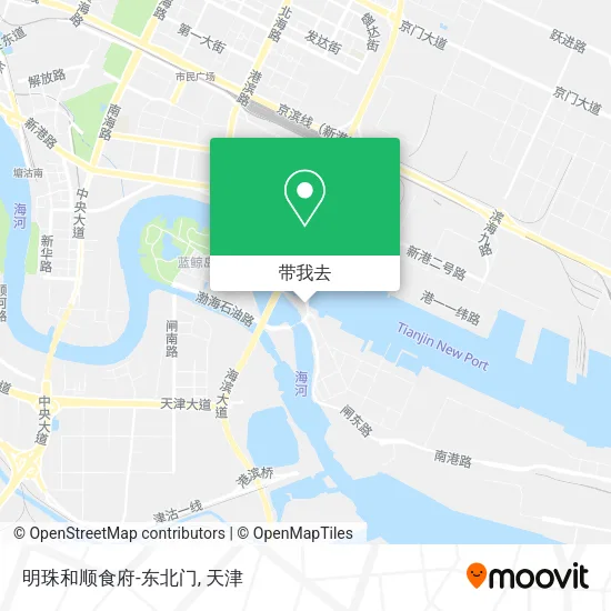 明珠和顺食府-东北门地图