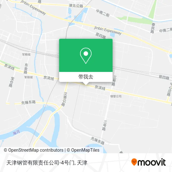 天津钢管有限责任公司-4号门地图