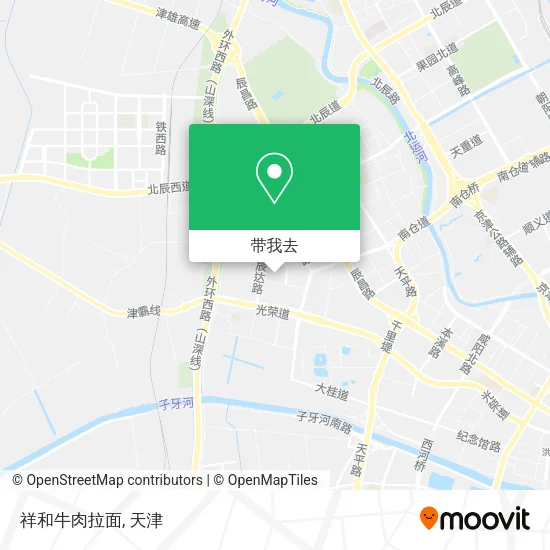 祥和牛肉拉面地图