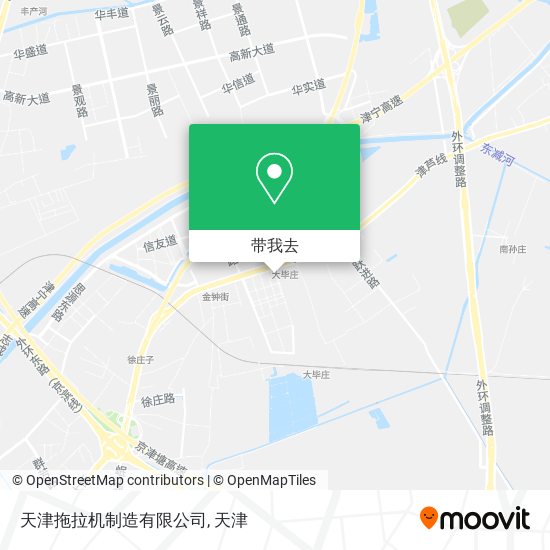 天津拖拉机制造有限公司地图