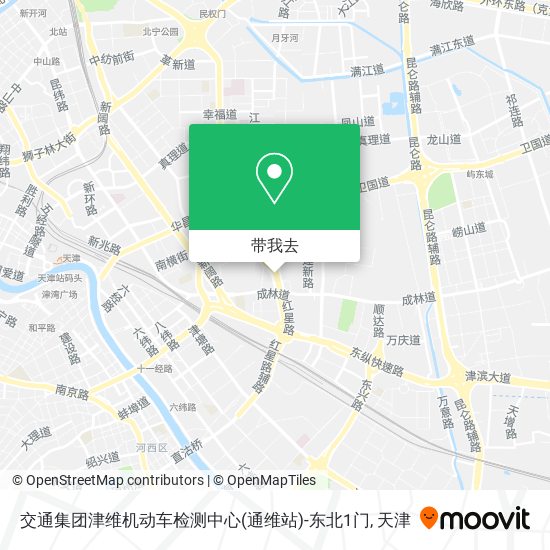 交通集团津维机动车检测中心(通维站)-东北1门地图