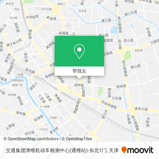 交通集团津维机动车检测中心(通维站)-东北1门地图