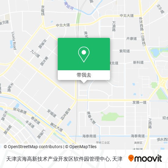 天津滨海高新技术产业开发区软件园管理中心地图