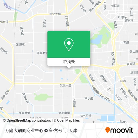 万隆大胡同商业中心B3座-六号门地图