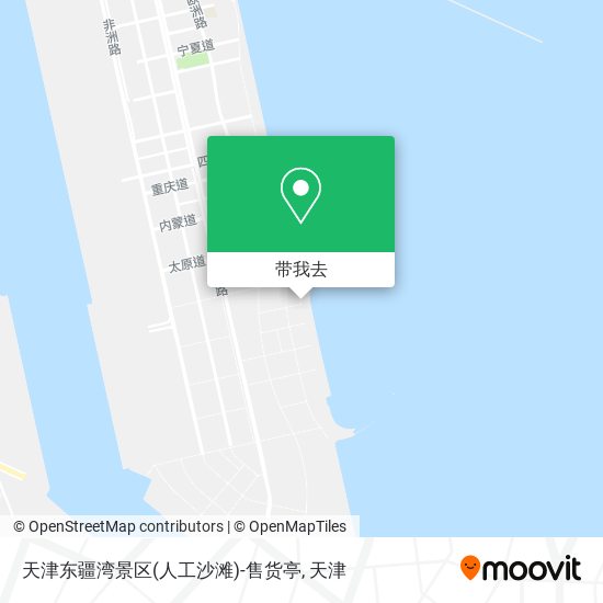 天津东疆湾景区(人工沙滩)-售货亭地图