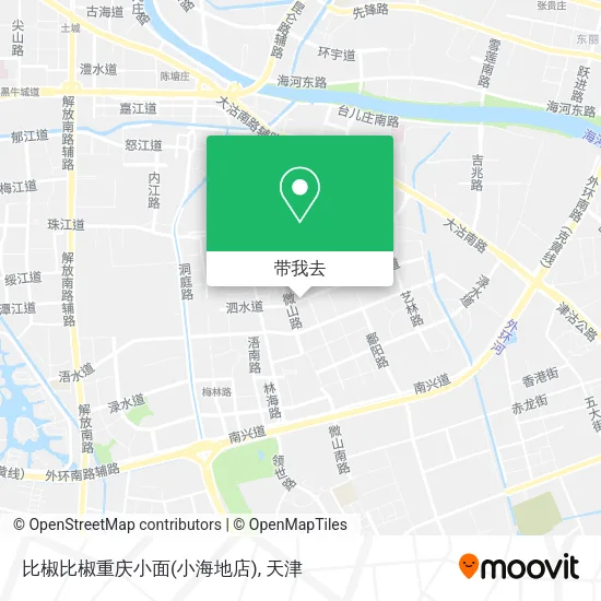 比椒比椒重庆小面(小海地店)地图