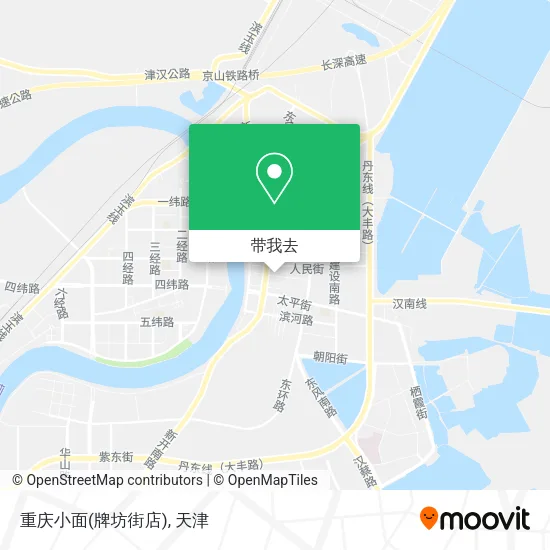 重庆小面(牌坊街店)地图