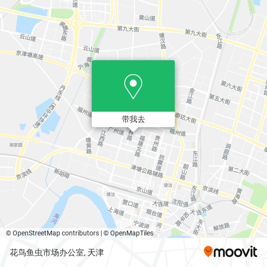 花鸟鱼虫市场办公室地图