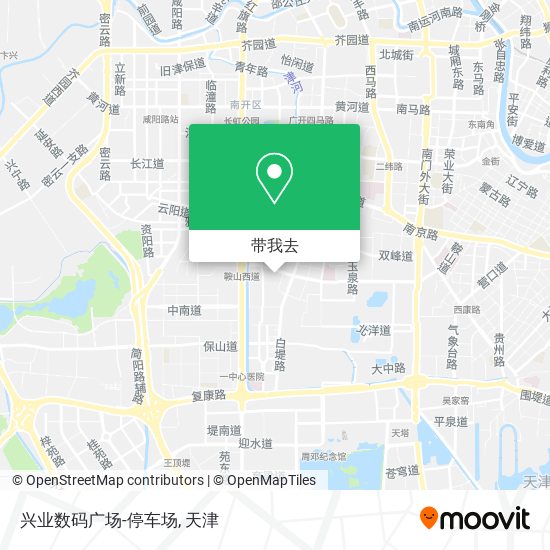 兴业数码广场-停车场地图
