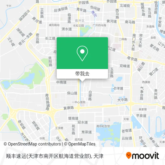 顺丰速运(天津市南开区航海道营业部)地图