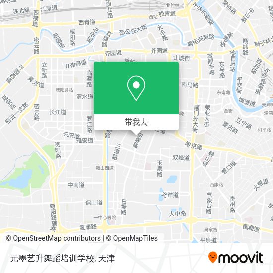 元墨艺升舞蹈培训学校地图