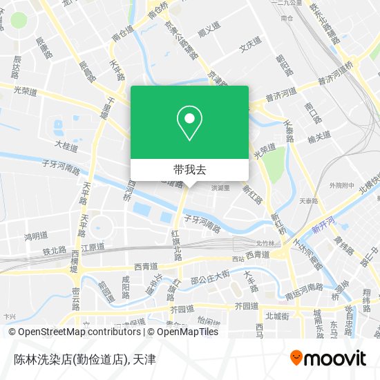 陈林洗染店(勤俭道店)地图