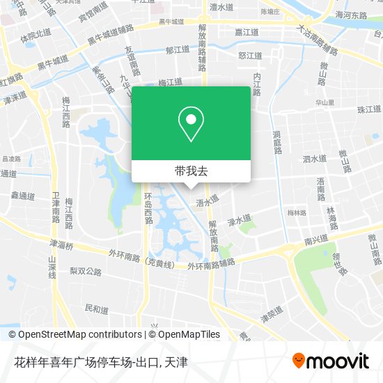 花样年喜年广场停车场-出口地图