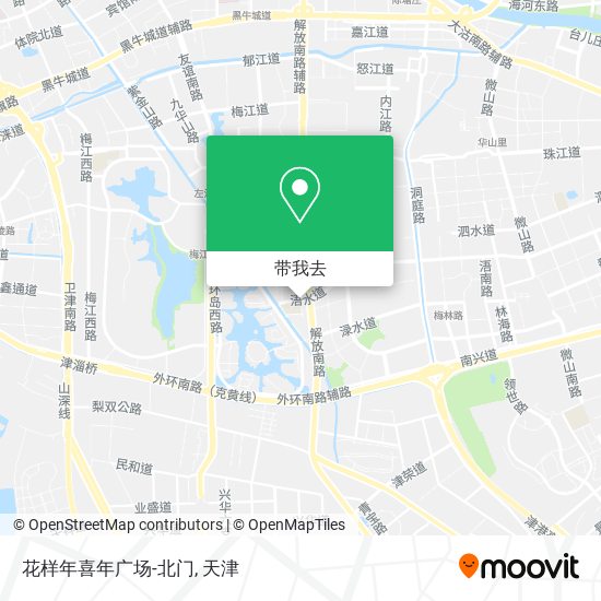花样年喜年广场-北门地图