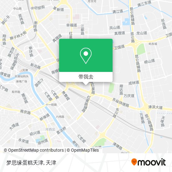 梦思缘蛋糕天津地图