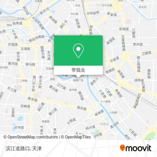 滨江道路口地图