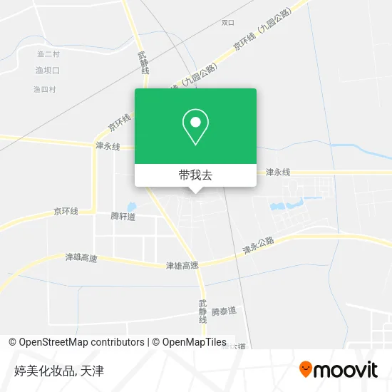 婷美化妆品地图