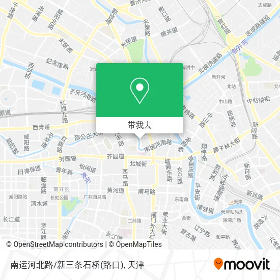 南运河北路/新三条石桥(路口)地图