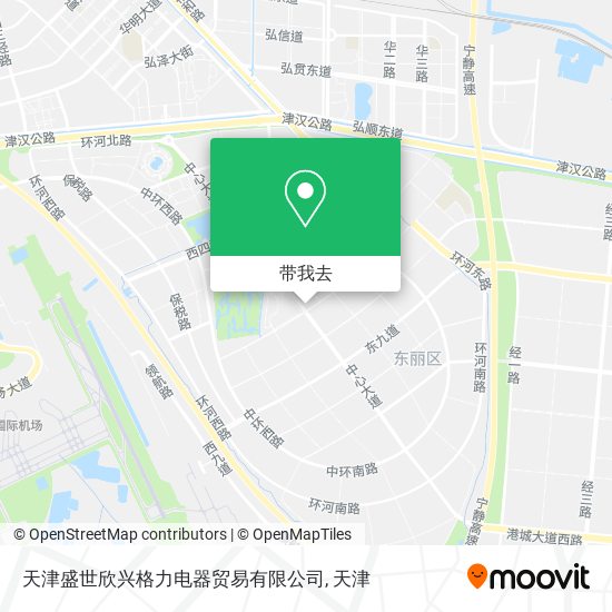 天津盛世欣兴格力电器贸易有限公司地图