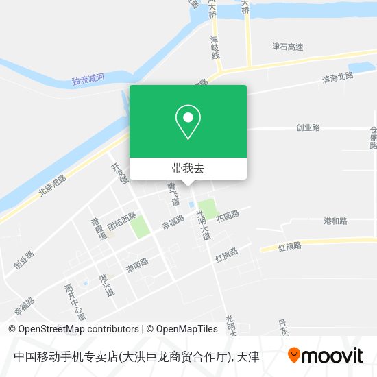 中国移动手机专卖店(大洪巨龙商贸合作厅)地图