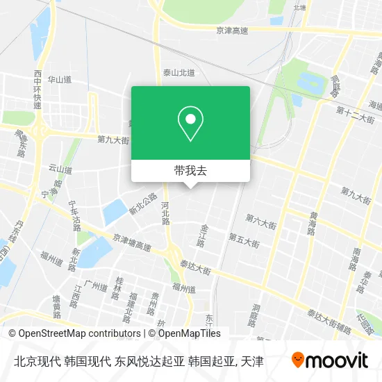 北京现代 韩国现代 东风悦达起亚 韩国起亚地图