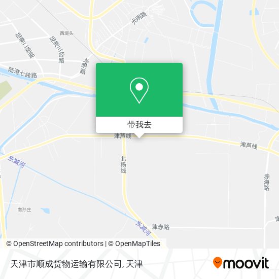 天津市顺成货物运输有限公司地图