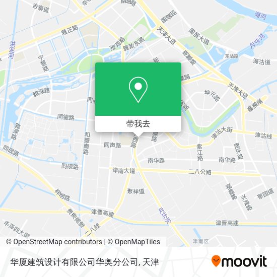 华厦建筑设计有限公司华奥分公司地图