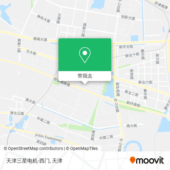天津三星电机-西门地图