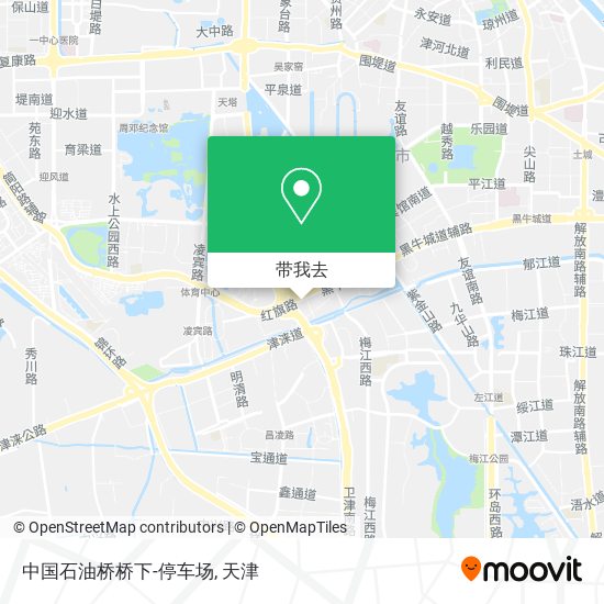 中国石油桥桥下-停车场地图