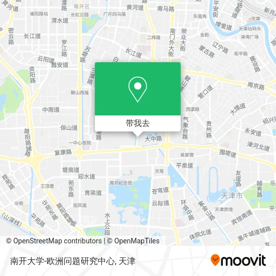 南开大学-欧洲问题研究中心地图