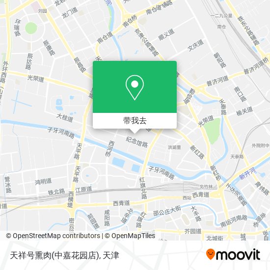 天祥号熏肉(中嘉花园店)地图