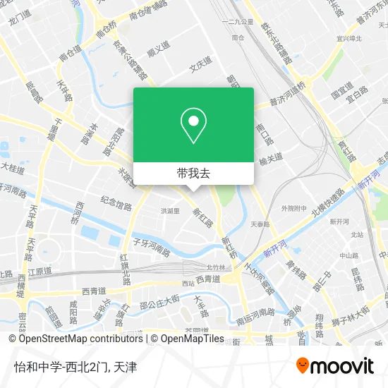 怡和中学-西北2门地图