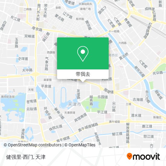 健强里-西门地图
